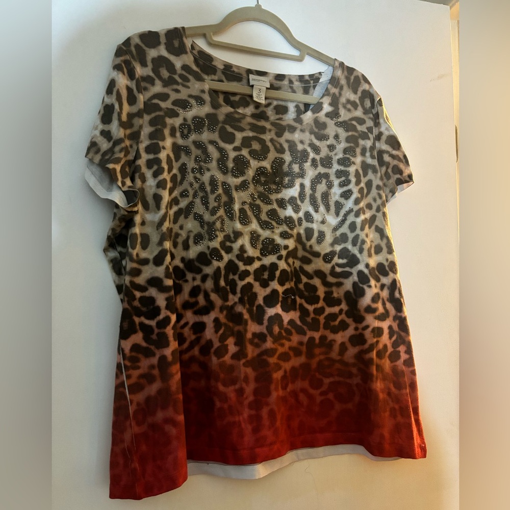 Leopard Print Tee Shirt